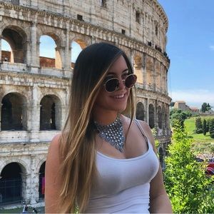 Urban outfitters chunky reversible necklace